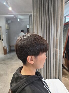 アニュー ヘア アンド ケア(a New hair&care) 20代30代40代小顔ハンサムショートアッシュブルーブラック