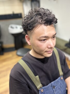 デジマヘアーマーケット(Dejima Hair Market) メンズツーブロックオンパーマスタイル