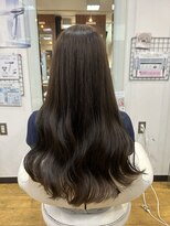 ジャストヘア ラポール 北久里浜店(just hair RAPPOR) 艶カラー　コテ巻き　ウェーブスタイル