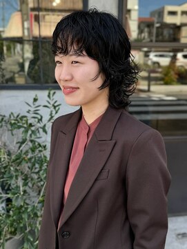 ベラ(BELLA) BELLA★楠瀬★マッシュウルフクリームパーマ★