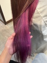 ダブルケーツー 倉敷店(wk-two) 赤紫インナーカラー