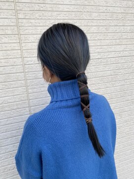 マリン(Marine) 20代30代ブルーブラックヘアカラー