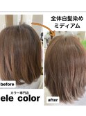 白髪染め