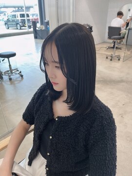 ビーヒアナウ N゜03 金沢駅西店(BE HERE NOW) 【韓国ヘア/レイヤー/顔まわりレイヤー/シースルーバング】
