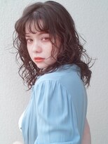 レジュアル(RESSUAL) 黒髪ボブルフネビージュ小顔ヘアワンレン