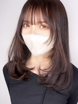 イフイイズカ (Ifh iizuka) face layer × pink brown
