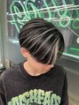 メンズサロン キング 梅田店(Men’s salon K!ng) ホワイトハイライト!!コントラスト好きな人におすすめ^ - ^