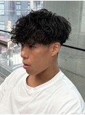 スパイラルパーマスペインカール