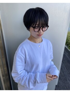 エアー 青山(AIR) 丸みショートシースルーバングくびれショートボブミニボブ