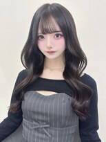 アイトーキョーエス 渋谷(AI TOKYO S)&nbsp;似合わせカットぱっつんおくれ毛ロングヘア