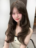 リッカ(LICCA) (licca内堀)韓国ヘア×マロンベージュ×グレージュ