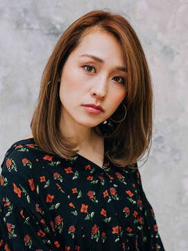 ココカラーアンドカット マルナカ福富店(CoCo Color&Cut) 前髪なし/ミディアムヘア/アッシュカラー☆20代30代40代50代