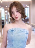 20代30代かわいい/顔まわりレイヤー/前髪/アンブレラカラー