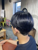 フィール ヘアー(feel hair)&nbsp;ブルーブラックマッシュ