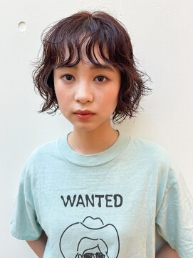 トゥコ(tuco) ボブウルフ　ダメージレスケアパーマ　簡単スタイリング　学割