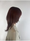 ロングウルフ/チェリーレッド【20代30代40代】