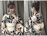 【花火大会、デート、イベント】和髪ヘアセット+浴衣着付け(60分)¥6600