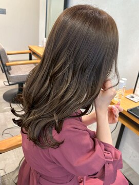 ミュラ(mulah) オリーブベージュ透明感カラー＊ブリーチなしニュアンスカラー