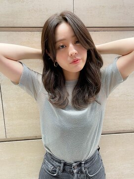 ヴィヴィ(VIVIE) 髪質改善オリーブグレー小顔まわり韓国レイヤーココアベージュ