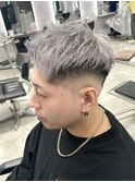 MEN’S HAIR/サーフカール/刈り上げセンターパート/千葉駅