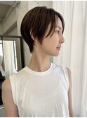 丸みショートボブ