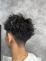 スピン 本八幡(SPIN)&nbsp;MEN’S HAIR/サーフカール/刈り上げセンターパート/本八幡