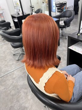 シールドヘアー 沖縄 新都心(C'LD Hair) オレンジ