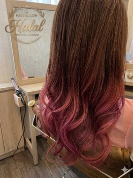 ハラル(Halal)の写真/推し活カラーで気分転換！ポイントで華やかに彩るデザインカラー◎