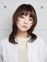 ピークアブー アヴェダ 池袋東武(PEEK-A-BOO AVEDA) ミディアムレイヤースタイル西村澪奈
