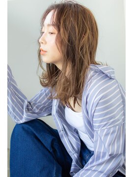 アコロン(acoron) アッシュカラー×ラフウエーブ