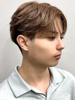セプト 博多(SEPT.)&nbsp;ミルクティーベージュ ラウンドマッシュ 毛流れパーマ 20代