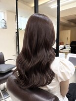 クラン 横浜(Clanc) レイヤー巻きロング×チョコブラウン