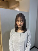 ハル(HAL) ハッシュカット×ラベンダーグレーカラー