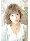 【うぶ眉バング!】クシャはねボブ☆