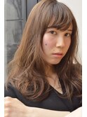 フリンジバングとセミウェットタンバルモリロング 浦和 CHIC