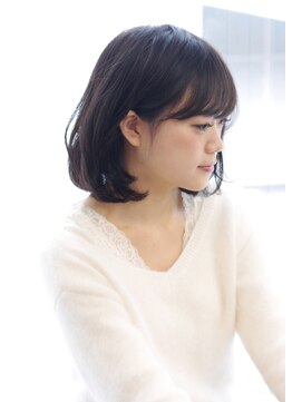 ブロック(BLOCK) ふんわり前下がりボブ