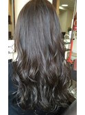 【salon de OCCO】全体メッシュの透明感グレージュ