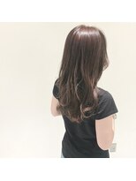 デフィー(DEFY) ピンクベージュロングスタイル