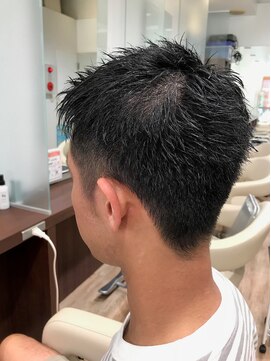 リプルヘアー ウエスト(ripple hair west) ２ブロック×ベリーショート