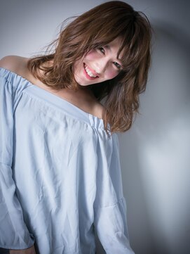 カバーヘア ブリス 北浦和(COVER HAIR bliss) *bliss北浦和*外国人風♪ゆらぎカールセミディx