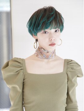 アフロディーテ ギンザ 秋葉原店(APHRODITE GINZA) 切りっぱなしボブ/エアリーロング/美髪/ピンクブラウン/秋葉原