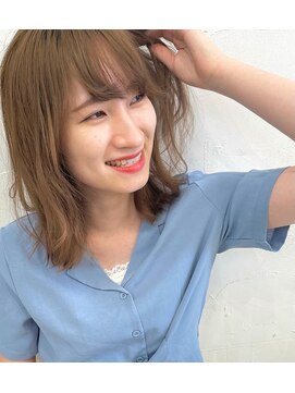 キンヘアストア(KIN hair store) **風がぬける medium** 山田拓也