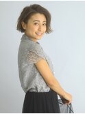 透明感ショートボブ/外ハネボブ[所沢/所沢駅/髪質改善]