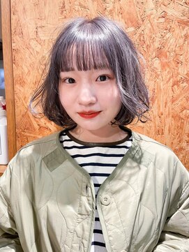 ノラジャーニー(NORA Journey) 【佐藤】ボブ×ラベンダーグレーカラー