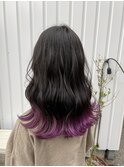 裾カラーパープル