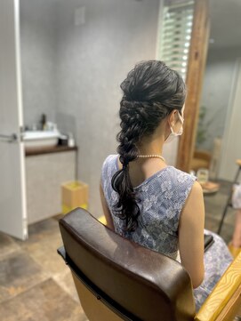 ベルトオブヴィーナス(Belt of venus) 編みおろしアレンジ