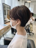 アーロン(aaron)&nbsp;【サロンワーク】センターパートのハンサムショート。