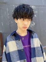 クオル 立川(QOL)&nbsp;ツイストパーマ無造作パーマメンズマッシュ刈り上げツーブロック