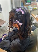 ヘアセット/ヘアメイク/巻きおろし/逆毛/卒業式[新宿/新宿駅]