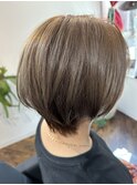 セルフブリーチをキレイなベージュブラウンへ
